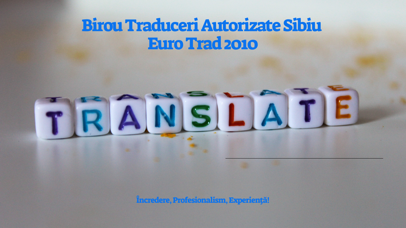 Birou de Traduceri în Sibiu